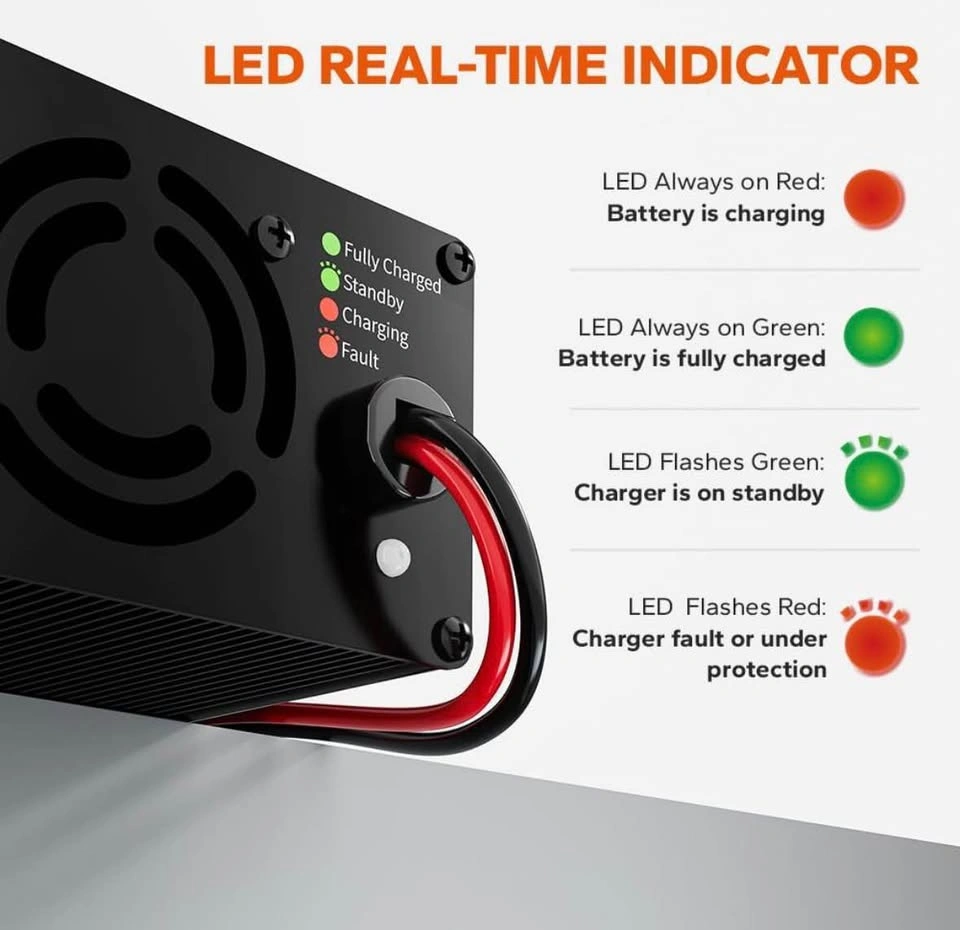 Li Time 14.6V 20A LiFePO4 Battery Charger - photo 4