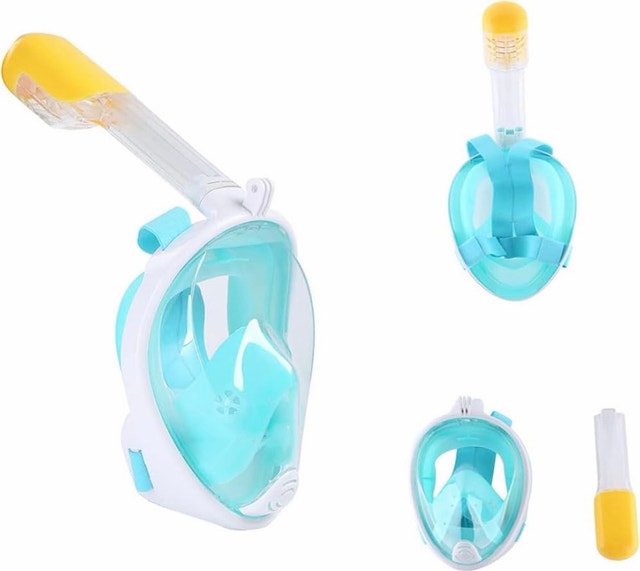 NEW - Full Face Snorkel Mask, Panoramic view (pack of 2)