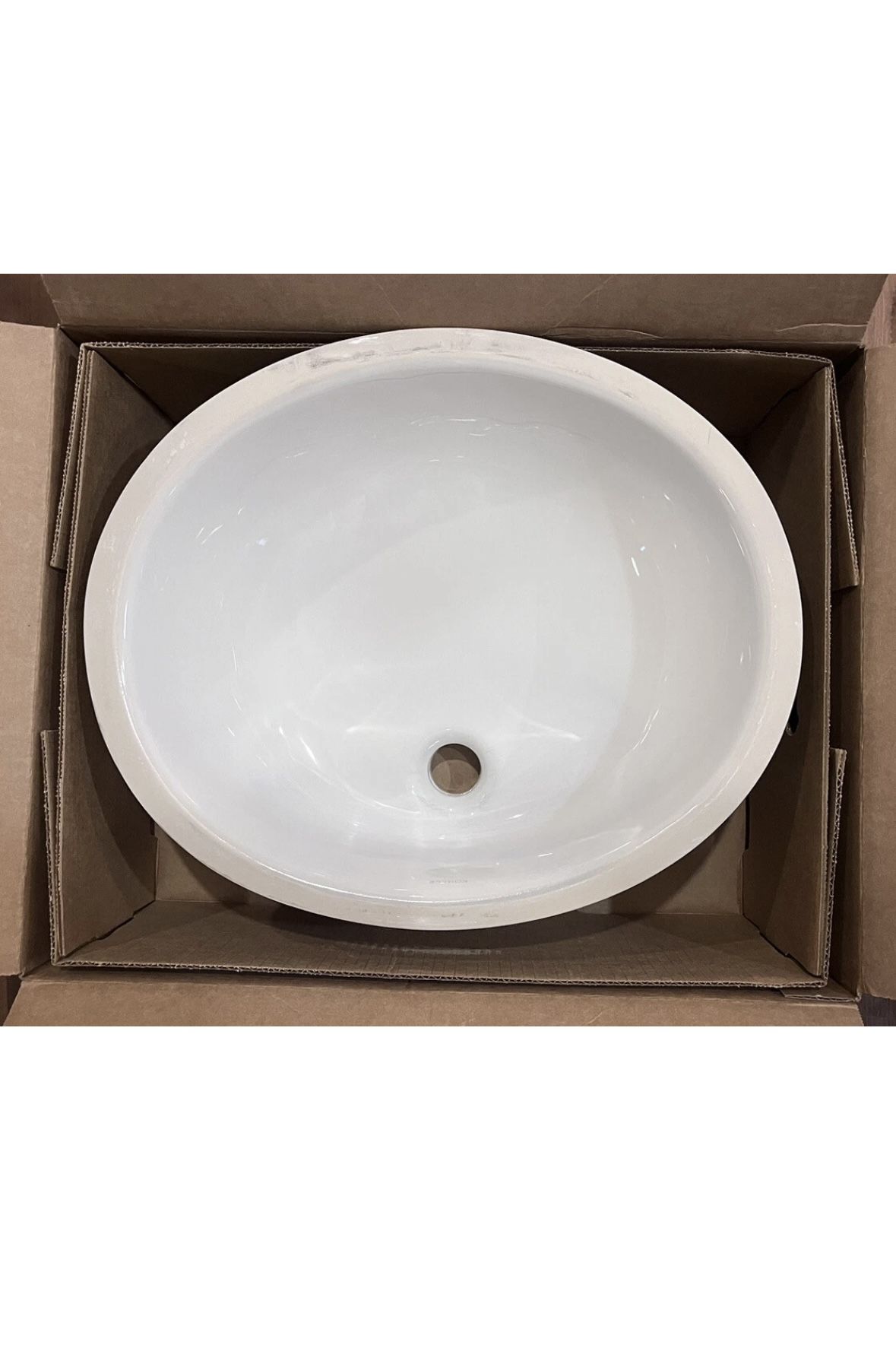 Kohler K-2210-N-O Caxton 17" Undermount Bathroom Sink - White