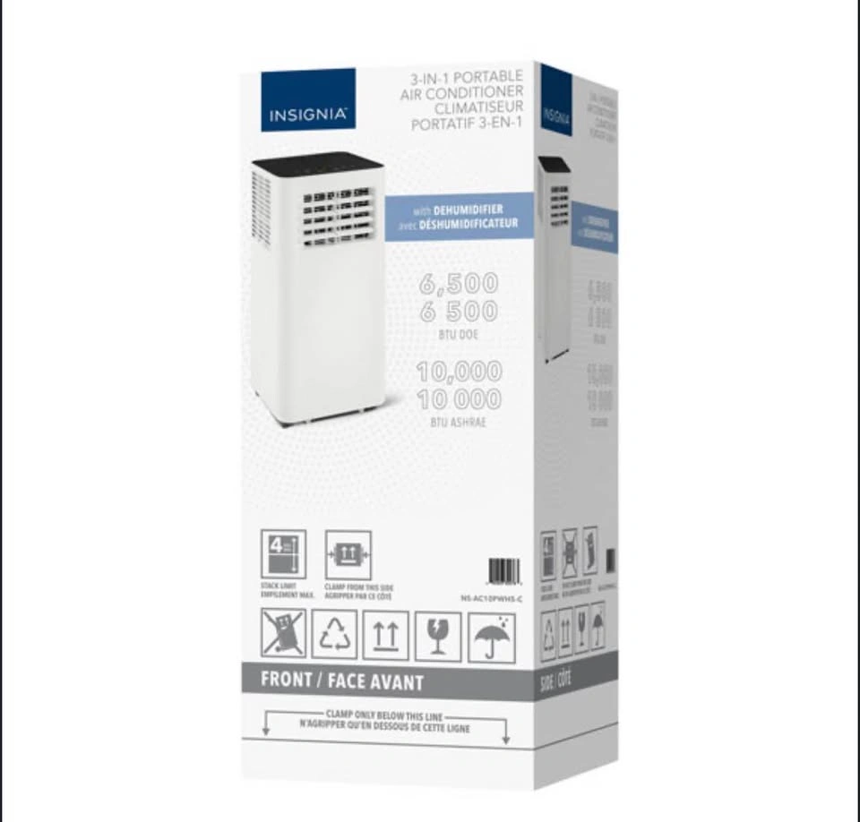 Brand New Insignia 10,000 BTU Portable 3-in-1 Air Conditioner - photo 2
