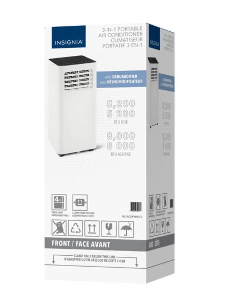 Brand New Insignia 8,000 BTU 3-in-1 Portable Air Conditioner - photo 3