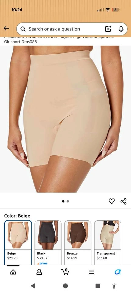 Faja / shaper shorts 2xl
