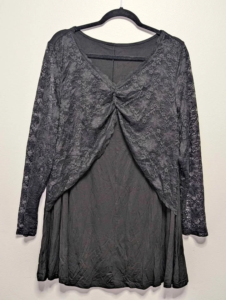 2X Lace Blouse