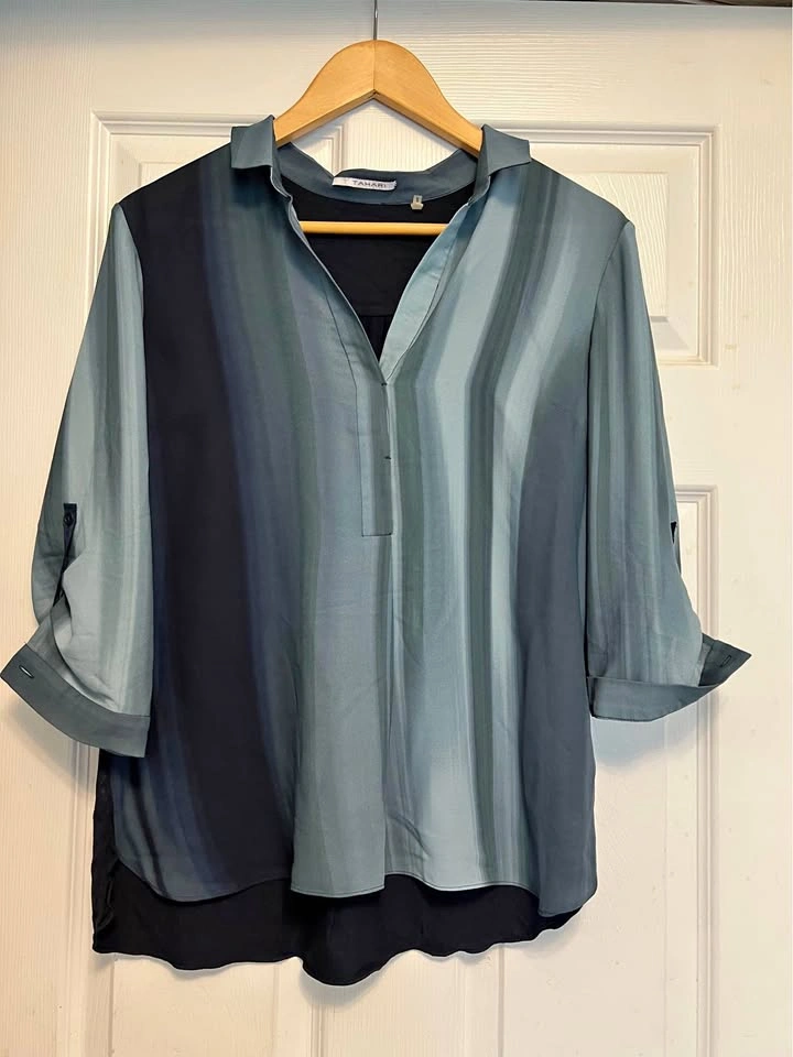 ⚽ Dark Bluish gray Blouse