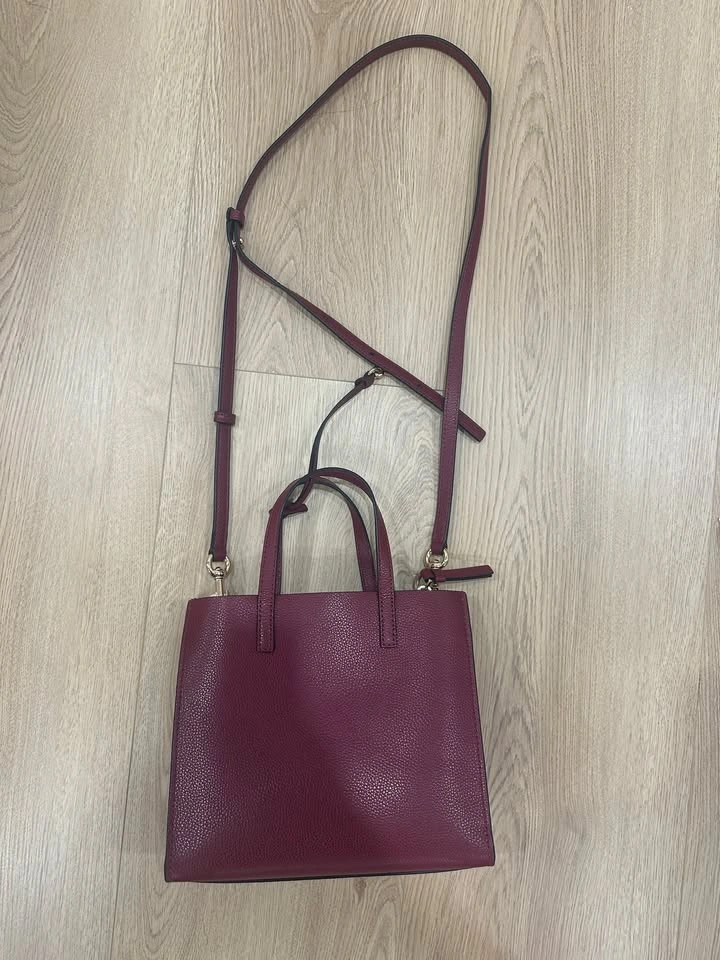 Authentic Marc Jacobs New York Tote Bag – Maroon/Burgundy - photo 2