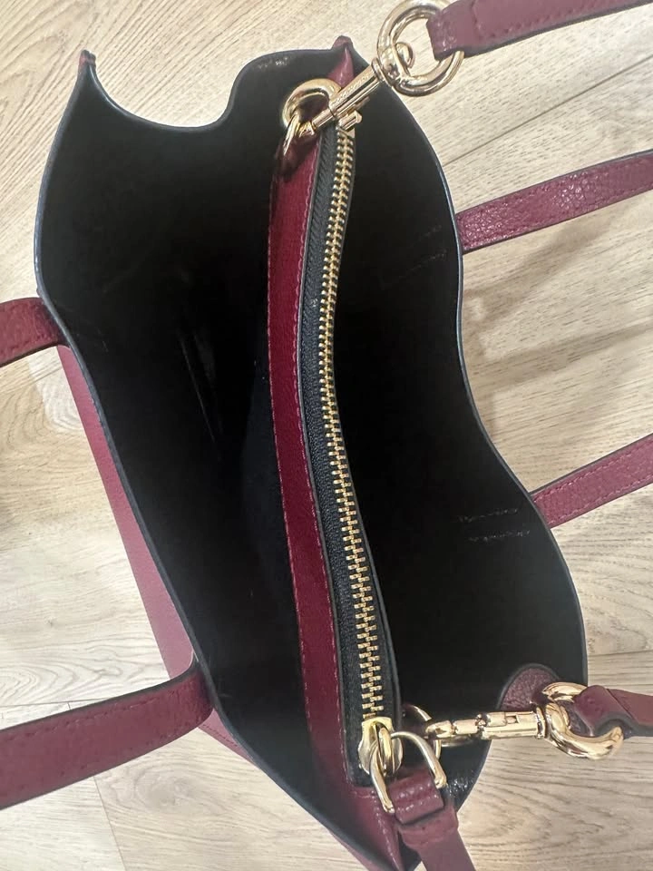 Authentic Marc Jacobs New York Tote Bag – Maroon/Burgundy - photo 3
