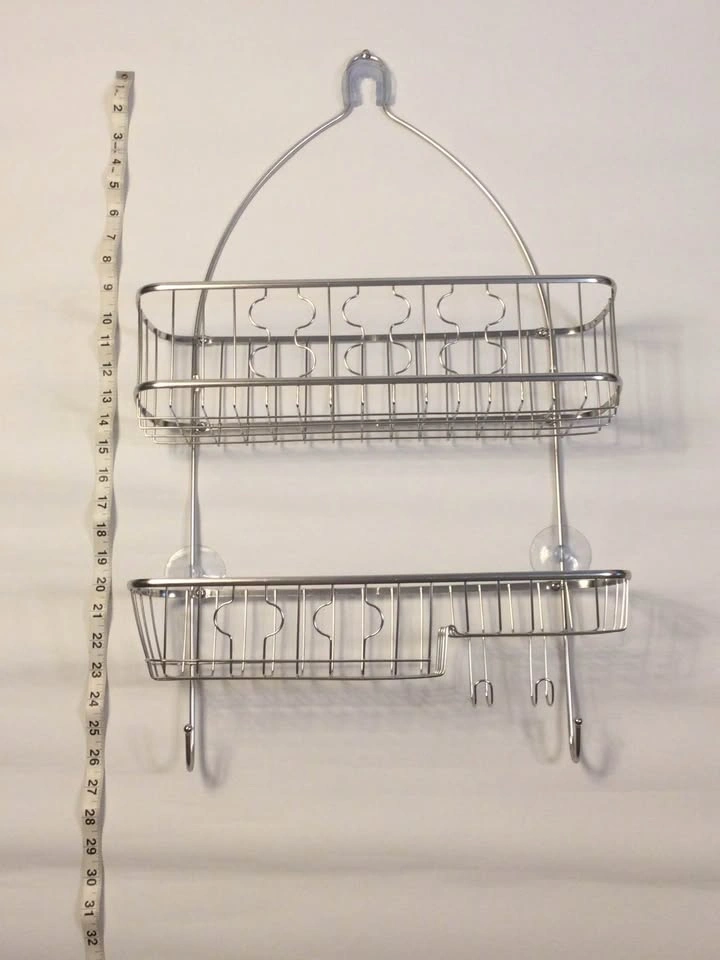 ⚽️Chrome 2-Tier Hanging Shower Caddy - photo 2