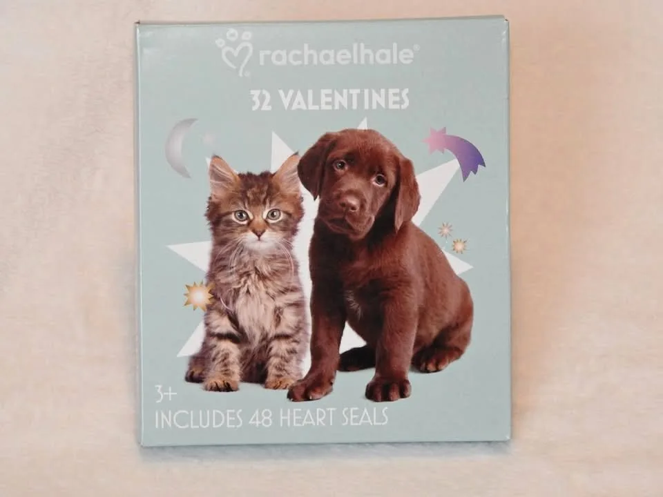 32 PUPPIES & KITTENS VALENTINES CARDS thumbnail