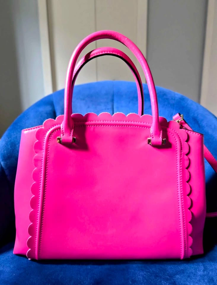 ⚽Kate Spade Maple Court Linzi Leather Satchel - Hot Pink - photo 2
