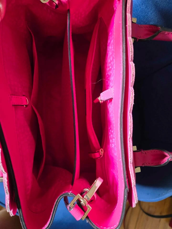 ⚽Kate Spade Maple Court Linzi Leather Satchel - Hot Pink - photo 4