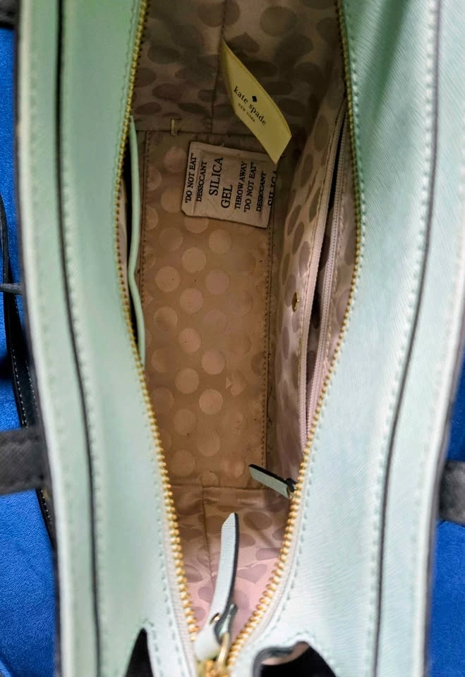 ⚽Kate Spade Cedar Street Small Hayden Bag – Mint Green & Black - photo 4