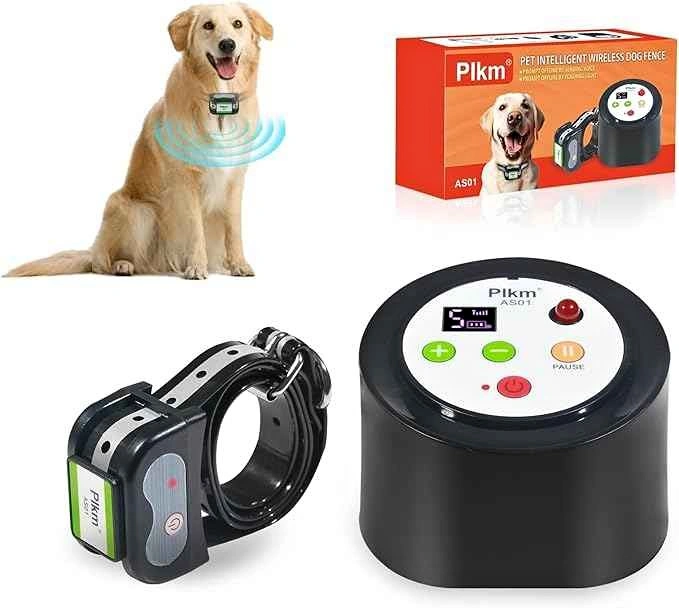 Wireless Dog Fence System Rechargeable Pet Containment Collar