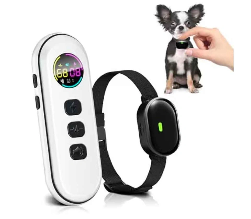 Small Dog Training Collar with Remote – 3 Modes – Fits 5+ lbs - photo 2