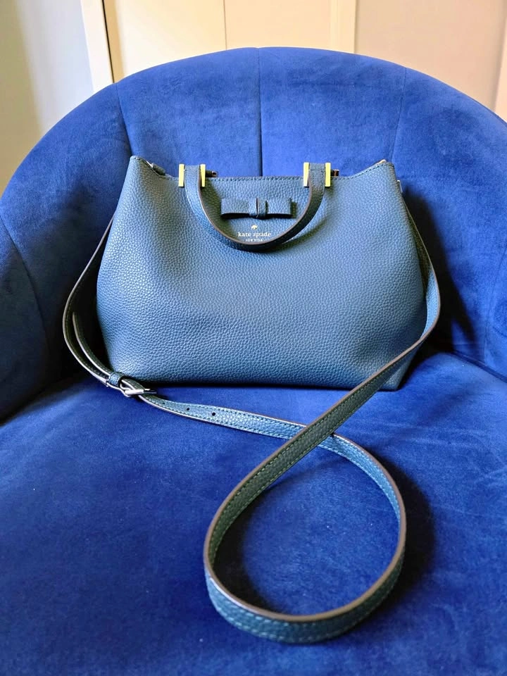 ⚽Kate Spade Pershing Street Gwyn Pebbled Leather Satchel