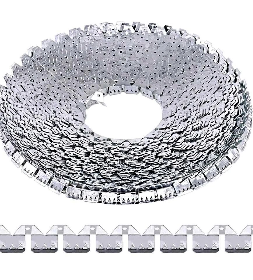 65 ft Metal Upholstery Tack Strip Roll