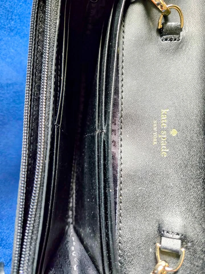 ⚽Kate Spade Leopard Haircalf Rivas Street Milou Chain Clutch - photo 3