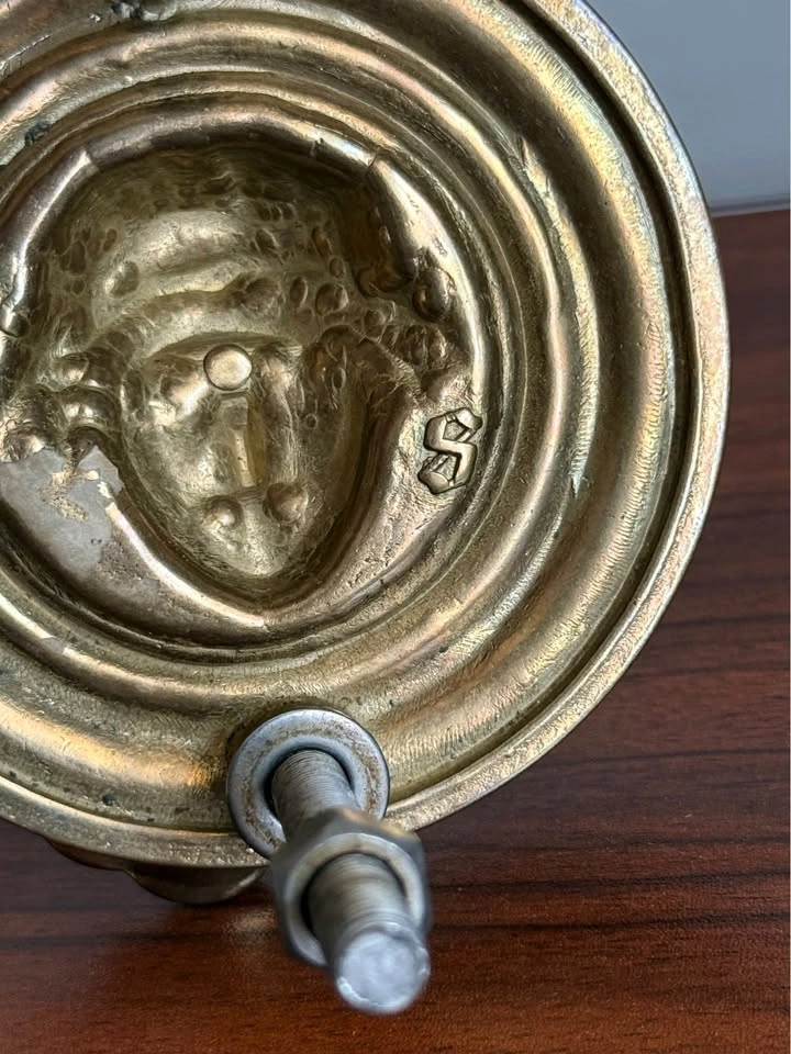 Vintage Solid Brass Door Knocker - photo 3