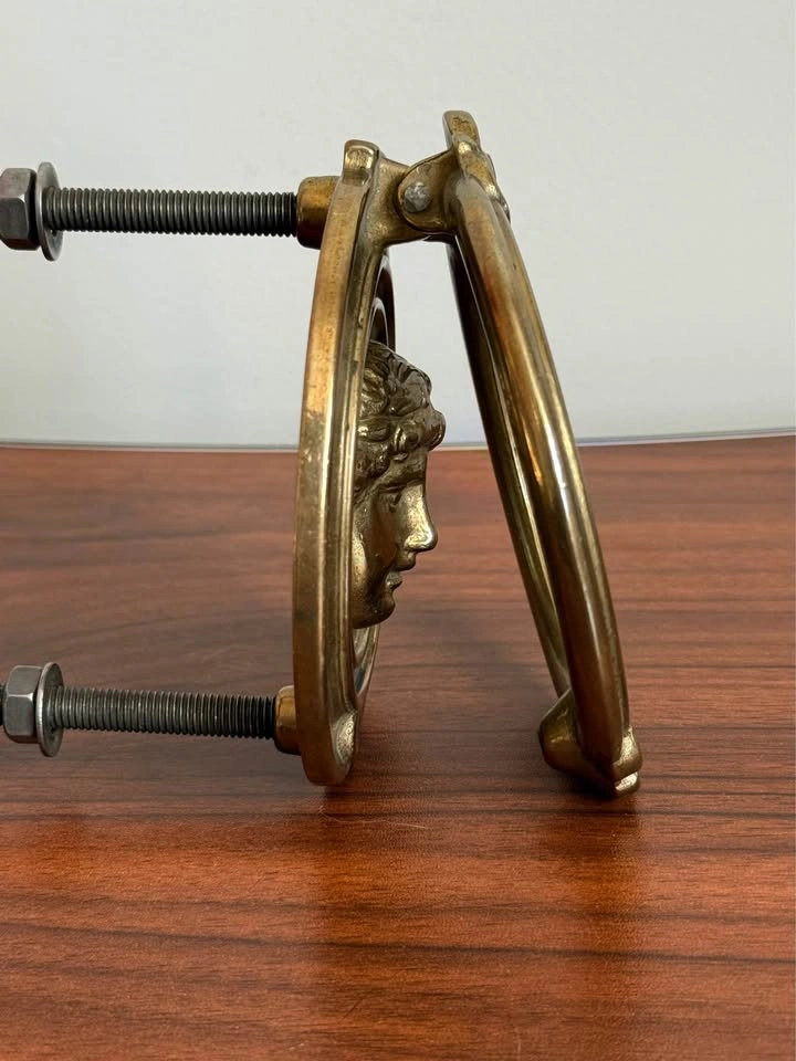 Vintage Solid Brass Door Knocker - photo 5