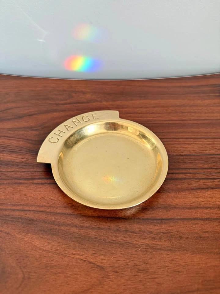 Vintage Brass Small Change Tray