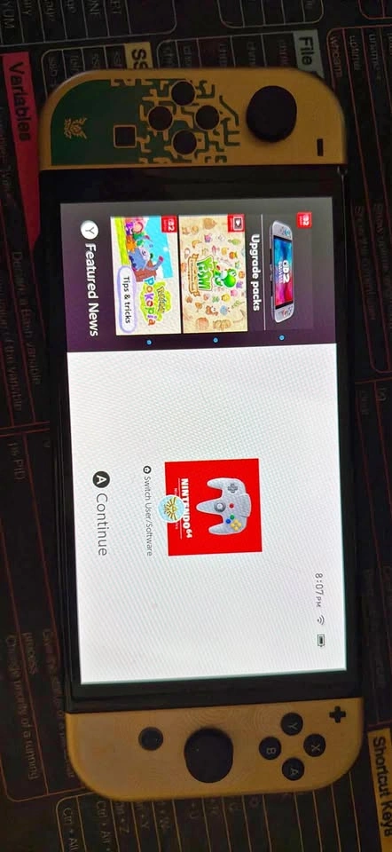 Nintendo Switch OLED Zelda Tears of the kingdom edition