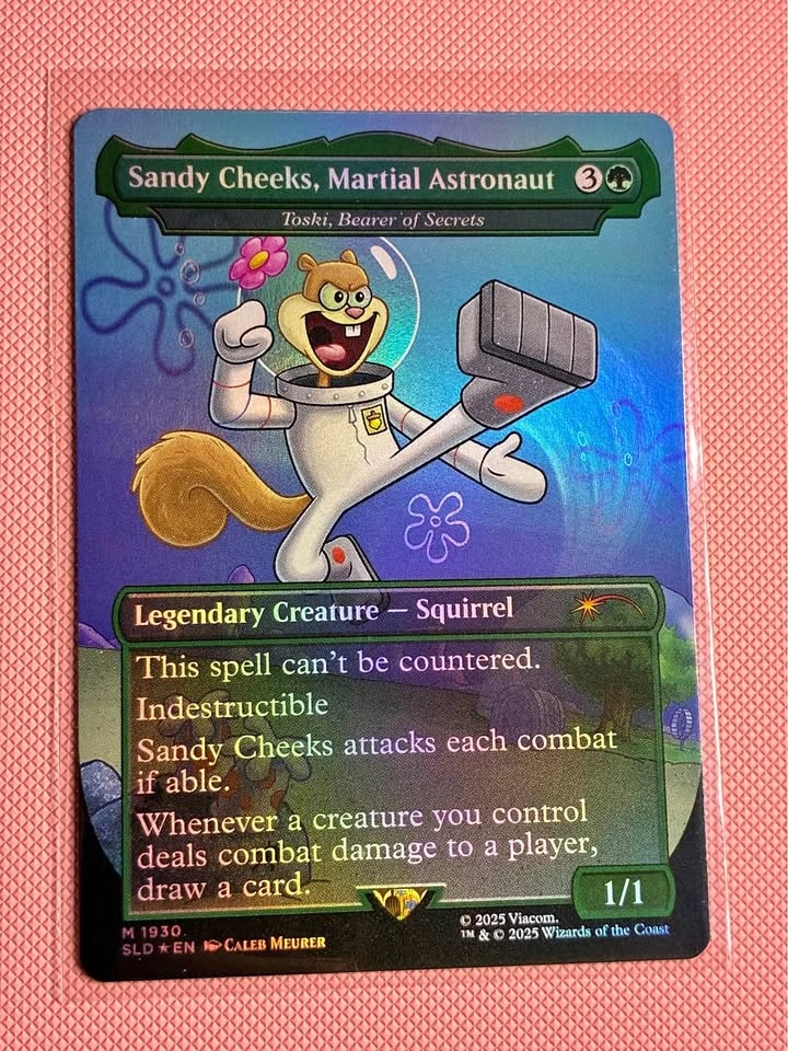 Sandy Cheeks MTG Secret Lair