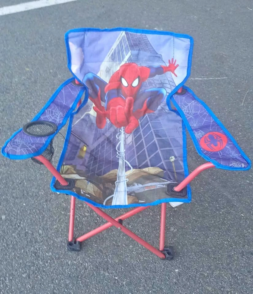 Spiderman kids camp chair
