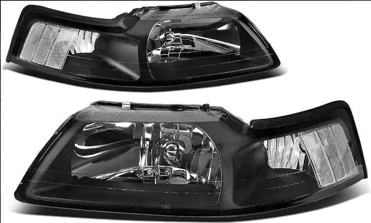 DNA Motoring Ford Mustang 99-04 Headlights