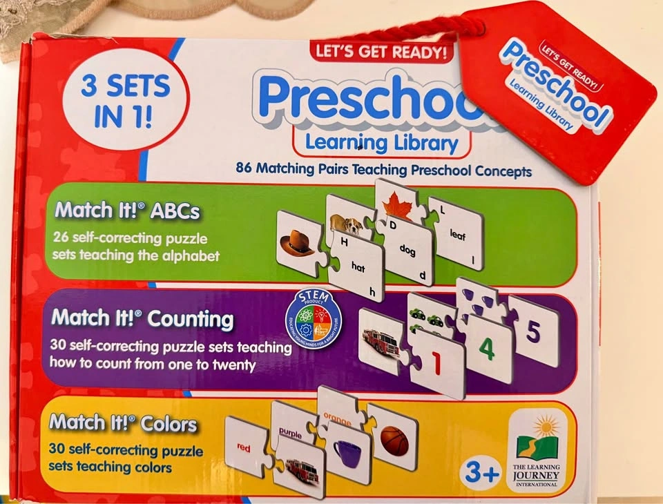 Preschool Learning Library - Match It! 3-in-1 Set