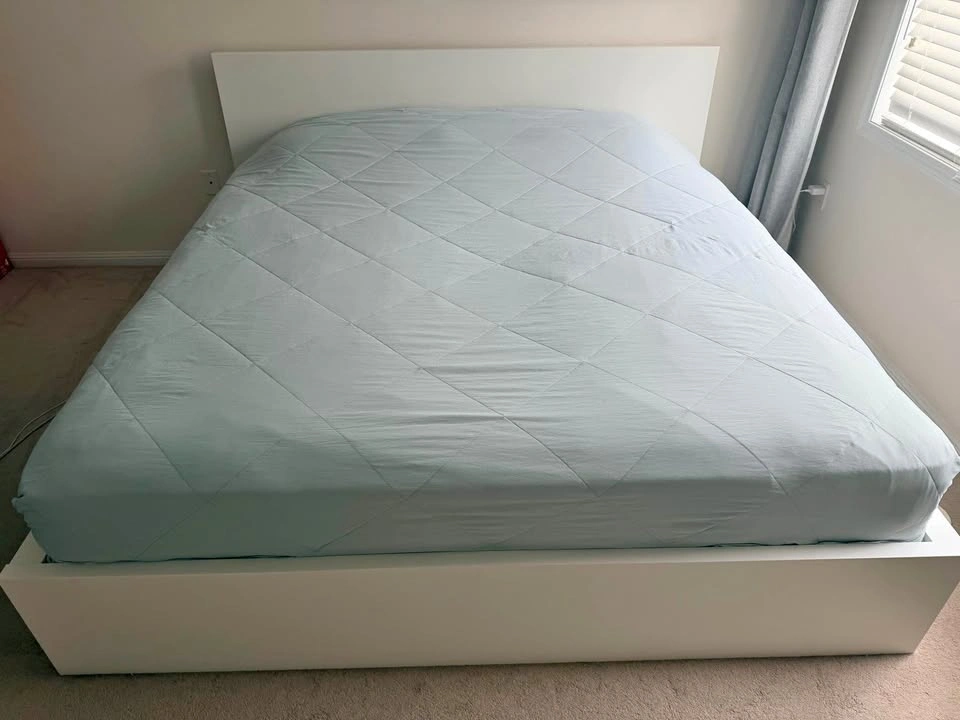 IKEA MALM King Size Bed Frame with Storage Drawers – White