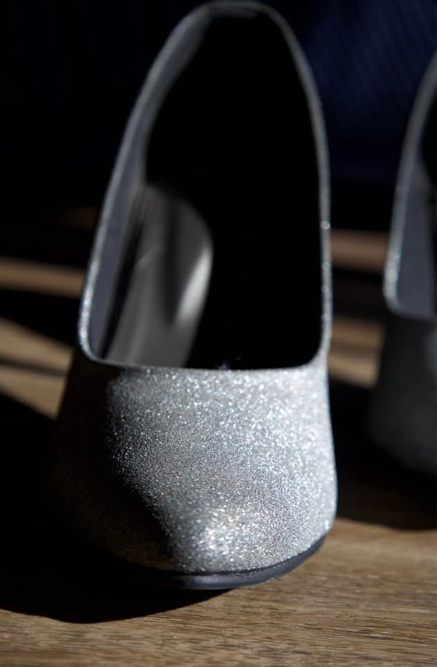 Silver Glitter Pumps - photo 3