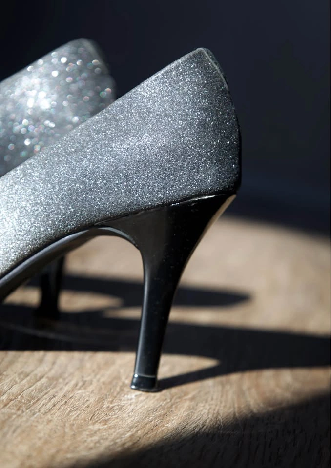 Silver Glitter Pumps - photo 5