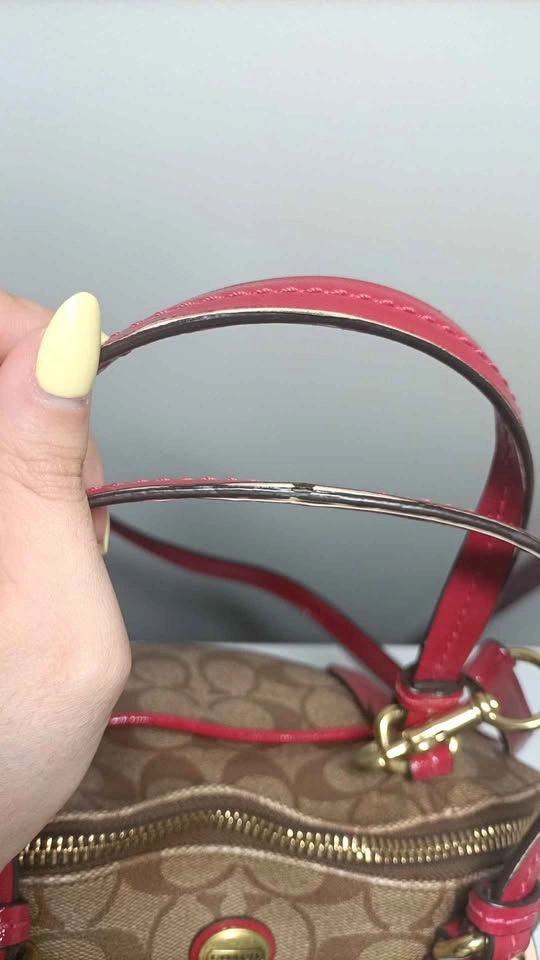 Coach Peyton Signature Cora Domed Satchel (2013) ⚽ - photo 2