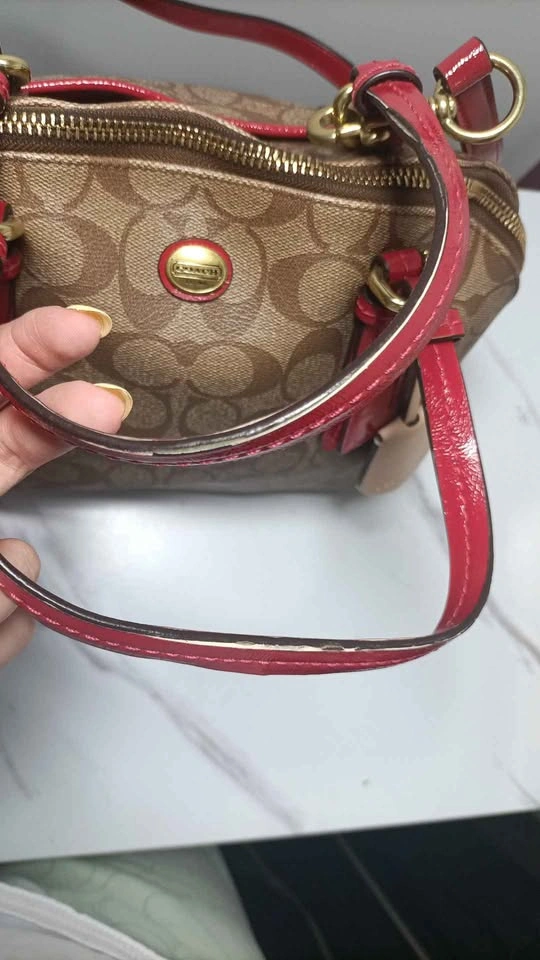 Coach Peyton Signature Cora Domed Satchel (2013) ⚽ - photo 3