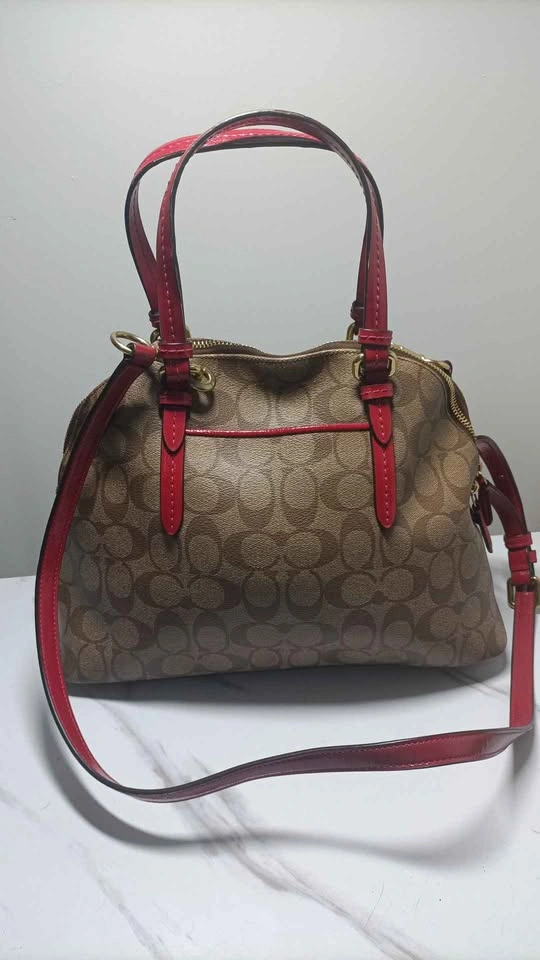 Coach Peyton Signature Cora Domed Satchel (2013) ⚽ - photo 4