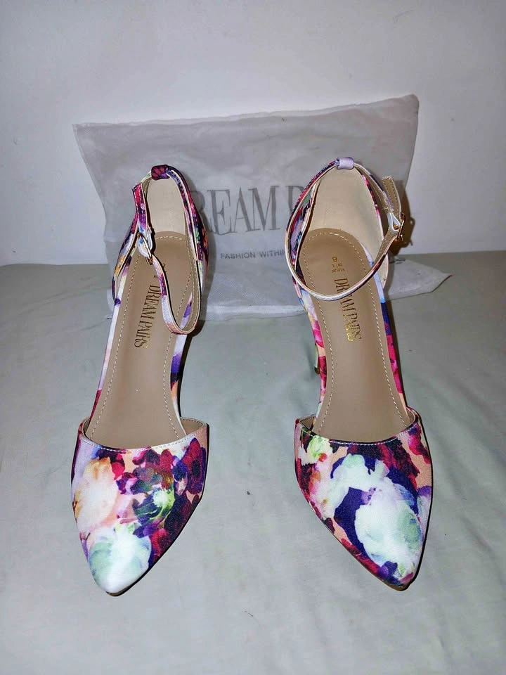 Dream Paris Floral High Heels