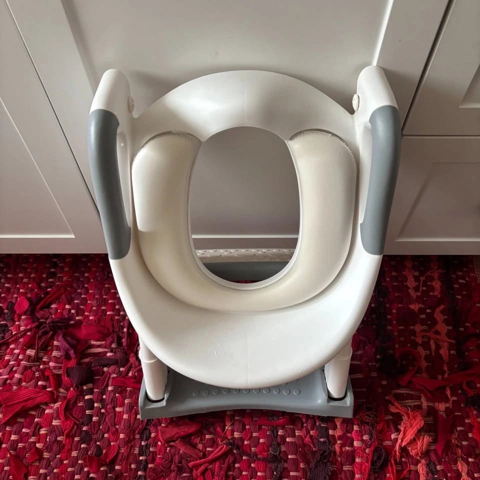 Potty Training Toddler Toilet Seat with Steps - photo 3