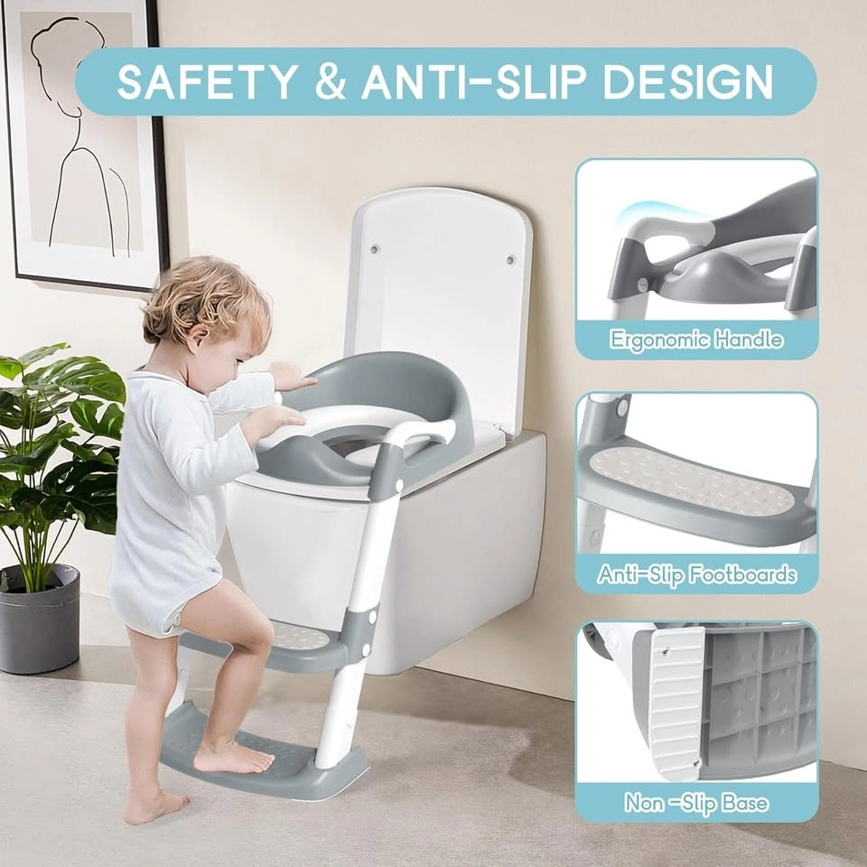 Potty Training Toddler Toilet Seat with Steps - photo 4