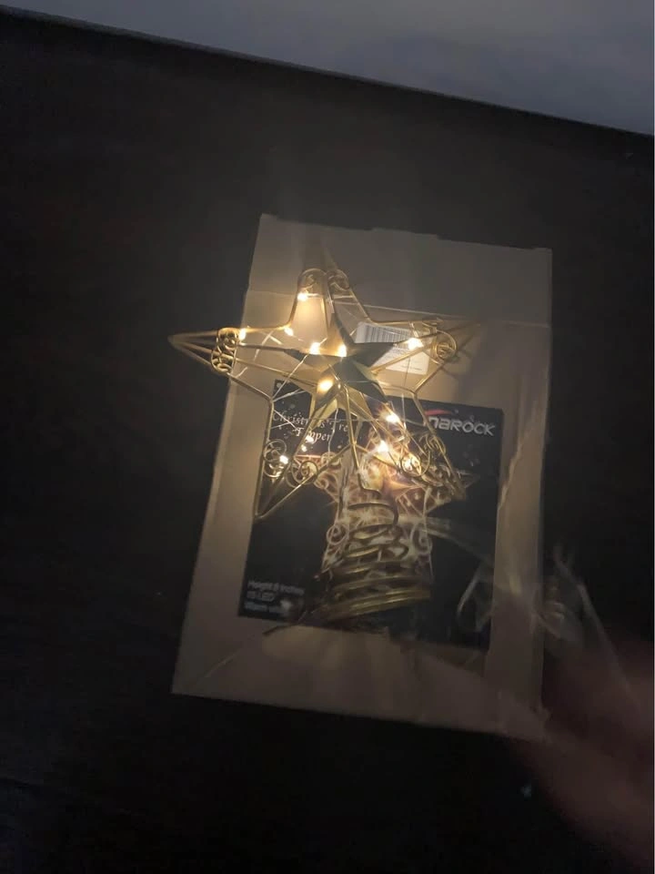 Christmas tree topper star - photo 2