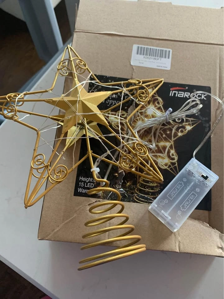 Christmas tree topper star - photo 3