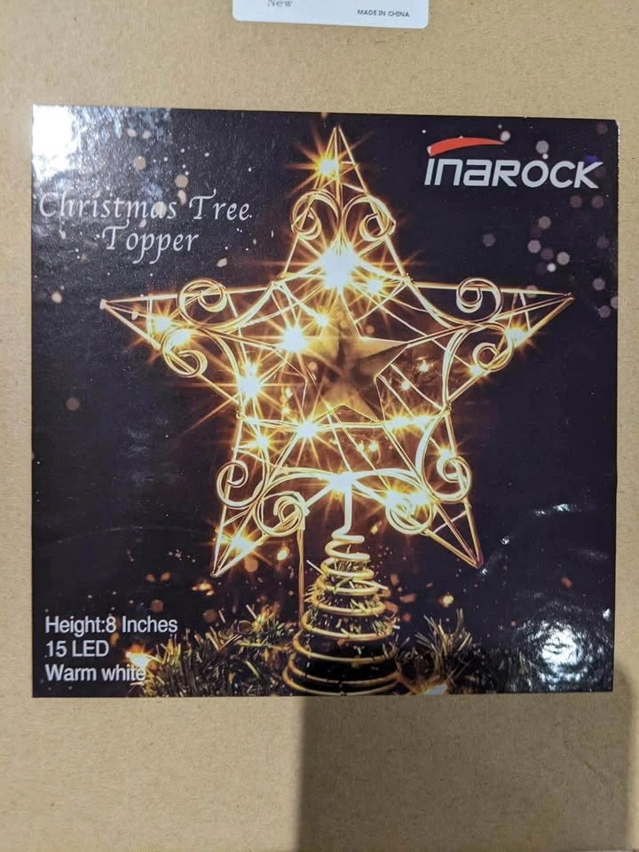 Christmas tree topper star - photo 4