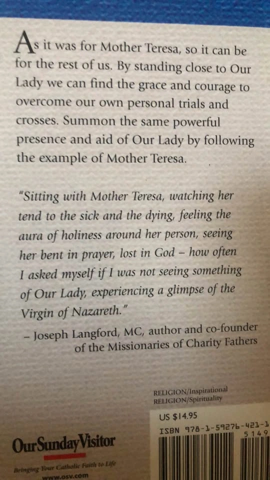 ⚽️ Mother Teresa’s Relationship with Mother Mary - photo 2
