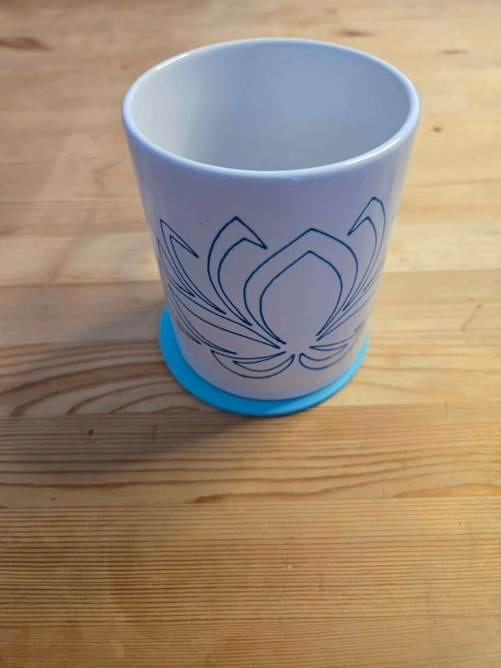 3D Printed Rose Coaster – White – Drink Coaster - photo 2