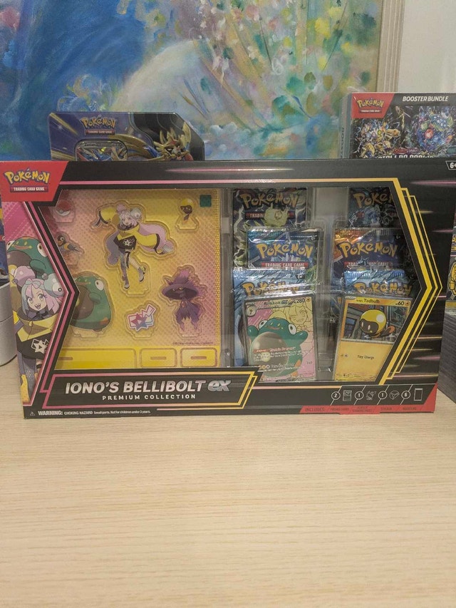 Pokemon Iono's Bellibolt Ex Collection Box - Factory Sealed
