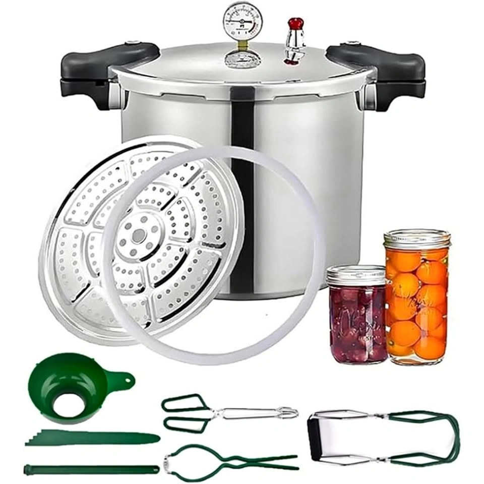 25 Quart Pressure Canner Cooker & Induction Compatible