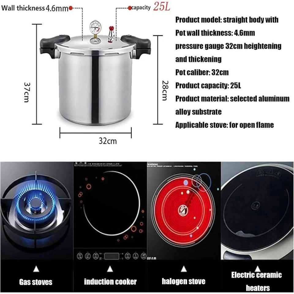 25 Quart Pressure Canner Cooker & Induction Compatible - photo 2