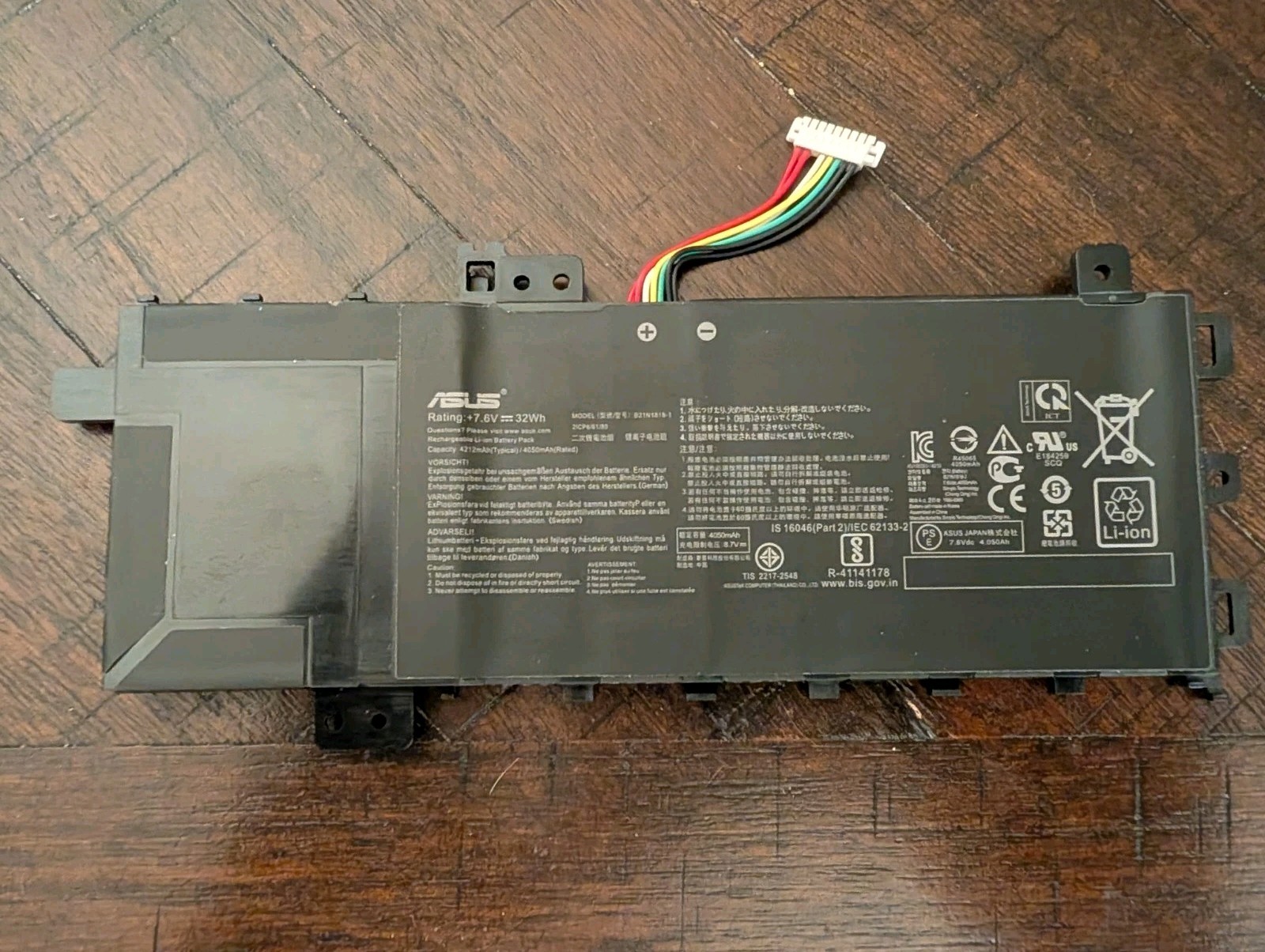 Genuine Asus B21N1818-1 / C21N1818-1 Laptop Battery *New*
