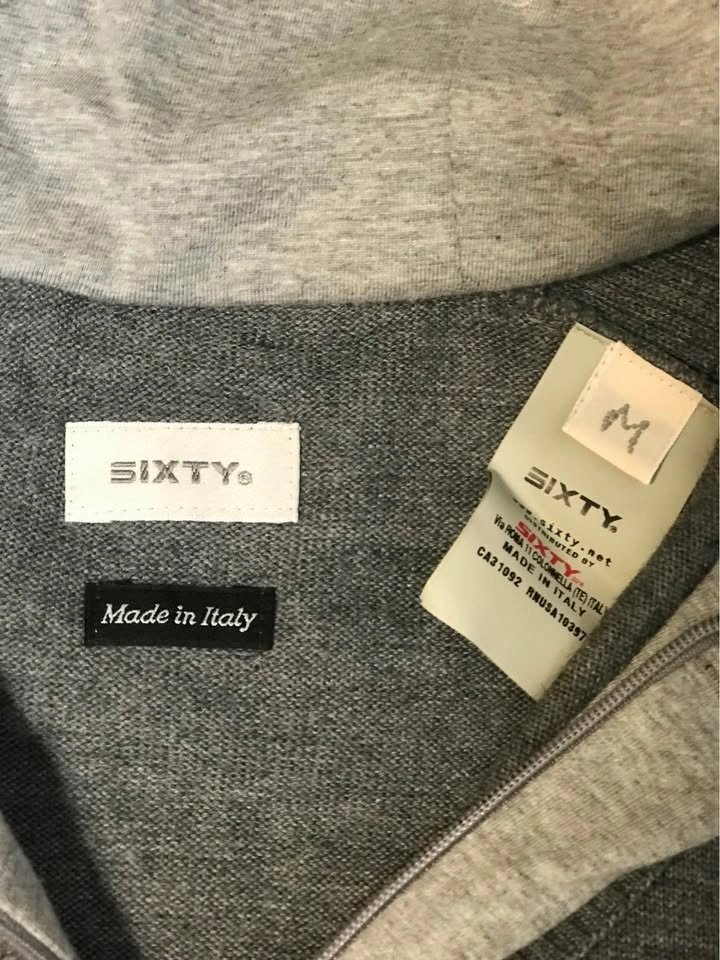 ⚽️Sixty New Sweater Jacket Hoodie Wool/Acrylic Size M - photo 4