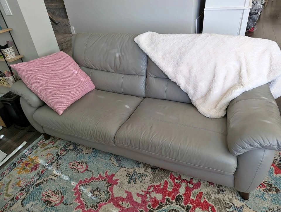 Monroe leather sofa and chair