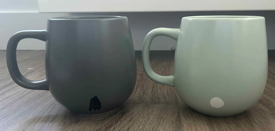 Cute Polar Bear & Penguin Ceramic Mug Set – 10.5cm Tall - photo 2