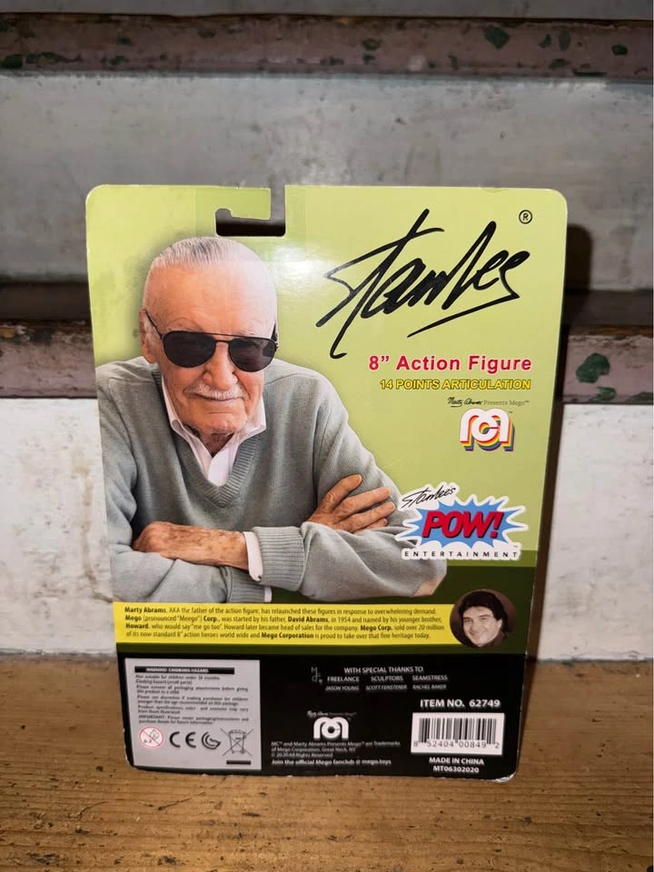 Stan Lee 8” Doll-Figure - photo 2